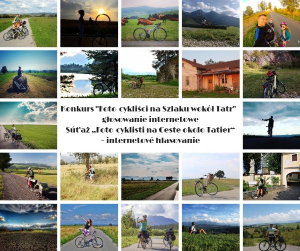 Konkurs "Foto-cykliści na Szlaku wokół Tatr" - głosowanie internetowe